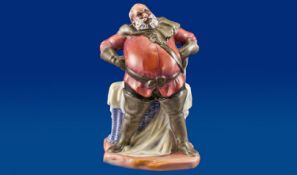 Royal Doulton Early Figure `Falstaff` HN 2054, Designer C.J.Noke. Issued 1952-1992. 7`` in height.