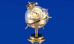 West German Globe Shaped Relative Hygro Thermometer. 8.5`` in height.