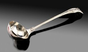 A Very Good Mid-Victorian Kings Pattern Silver Ladle. Fully Hallmarked for London 1860 by G.A.