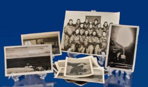 Original Photograph of RAF heroes with signatures on the back with a collection of associated