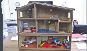Lundby Dolls House. Fully furnished, 3 stories, with electrics.