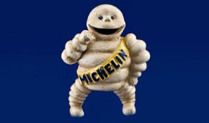 Cast Iron Novelty Money Bank in the Form of the Michelin Man
