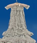 Victorian Lace Christening Gown.