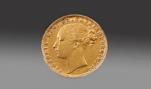 Queen Victoria 1876M Full Sovereign.