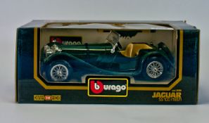 Burago Jaguar SS 100 (1937) Boxed Car.