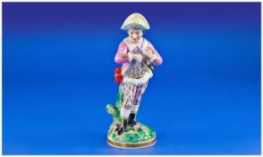 Samson Handpainted Late Nineteenth Century Figure `Young boy in 18th Century Costume`. Derby