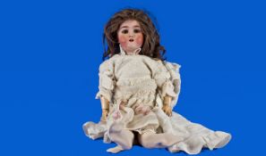 German Bisque Headed Doll, The Head Marked ABG For Alt, Beck & Gottschalck, 2½ Made In Germany.