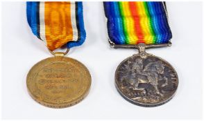 Two WW1 Medals, Awarded To 7683 SPR F LEE RE