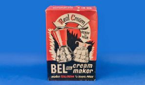 Bel Cream Maker, Jubilee Model by Royston (Bel), Sales Ltd, Surbiton, Surrey. Complete with