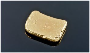 18ct Gold Nugget, 50.8 Grammes. Stamped 750