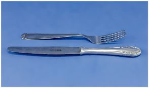 WW2 German Cutlery - Knife and Fork from Buchamwald