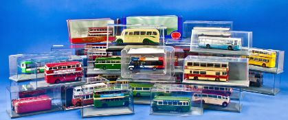 Collection Of 36 Modern Diecast Models, 30 Displayed In Seperate Perspex Containers Mostly Limited