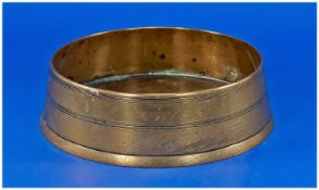 World War Trench Art Bowl, 8 inches diameter and 2.5 inches high.