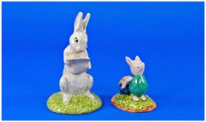 Royal Doulton Winnie the Pooh Series. 1. Rabbit reads the plan. 2.Piglet and the Honey pot.