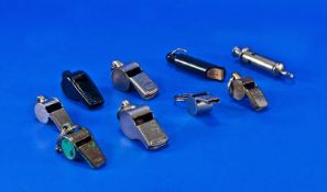Collection of Whistles including `The Metropolitan`, 3 x `The Acme Thunderer` etc. (9)