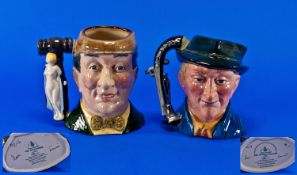 Royal Doulton Special Edition Character Jugs, 2 in total. 1. The Auctioneer D6838. issued 1988,