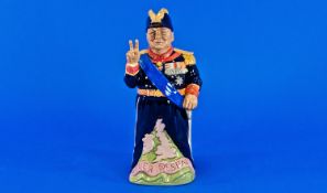 Kevin Francis Handpainted Limited & Numbered Edition Figure/Jug. Number 64/750 `Naval Churchill, V