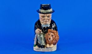 Kevin Francis Large Limited & Numbered Edition Handpainted Toby Jug. `Winston Churchill` With