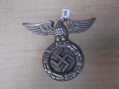 WWII German Aluminium Plaque