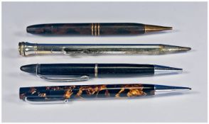 Collection Of Four Mechanical/Propelling Pencils, Comprising Mabie Todd `Fyne Poynt`, Eversharp,