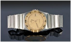 Omega datejust constellation stainless steel and gold gents wrist watch bought in the 1990`s. Very
