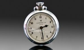 `Triumph` Ingersoll Open Face Pocket Watch With White Enamelled Dial And Arabic Numerals, Centre