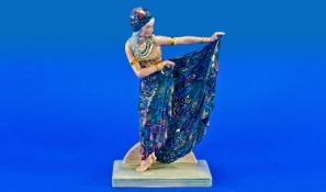 Kevin Francis Hand Painted Limited Edition Porcelain Figure ``Persian Dancer``. Number 209/500.