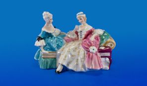 Royal Doulton Figure `The Love Letter` HN 2149. Issued 1958-1976.  5.5`` in height.