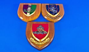 Three Regimental Army Crests, Royal Regiment of Artillery 2. Royal Electrical and Mechanical