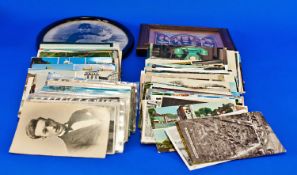 Box of Assorted Postcards and Photographs.