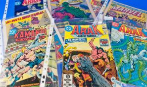 Eight Marvel / DC Comics including Spiderman, Avengers, Ark, Son of Thunder.