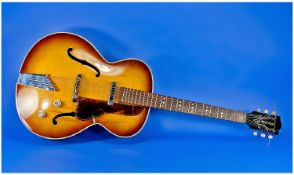 Hofner Senator Compensator Electro-Acoustic Six String Guitar. Reg 851997, with original bag.