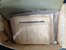 Box of Early Theatre Programmes and Concert Programmes and a Large Quantity of Film Stills.