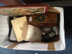Misc Lot Of Collectables, Comprising Cigarette Cards, Flatware, Texaco The Great British Regiments
