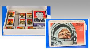 Yuri Alekseyevich Gagarin Interest Russian Pilot And Cosmonaut, Collection Of 10 Match Boxes And