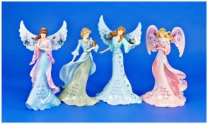Hamilton LTD Edition `Angels from Above` Collection figures 4 in total, `Courage to change the