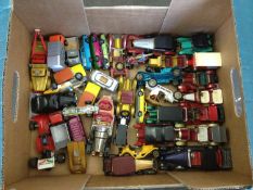 Box of Assorted Matchbox and Dinky Toys.