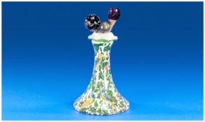 Royal Doulton Late Victorian Persian Design Hat Pin Stand. D.3550. Tapered shape, 6 inches high.