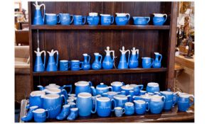 Collection Of Torquay Motto Ware Including `Isle Of Wight` & various shoes, `The Blue Of Devon`