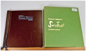 Two New Blank Stamp Albums. Your chance to get two older stylish stamp albums - one is laced, the