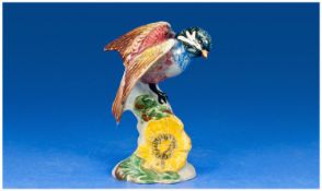Beswick Bird Figure ``Chickadee``. Model number 929. Issued 1941-68. 5.75 inches high.