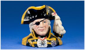 Royal Doulton Special Edition Character Jug Of The Year 1993, Vice Admiral Lord Nelson handle H.M.