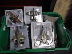 Collection Of Military Aircraft Diecast Models, Comprising Meteor, Mi-24, F-104 Starfighter, MIG-