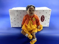 `The Ashton Drake Galleries`, Life Like Doll. `Imani` is the first issue doll created for the