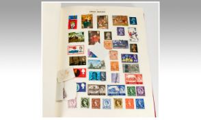 Red Exchange Stamp Album full of all world. Also a few presentation packs and good shipping