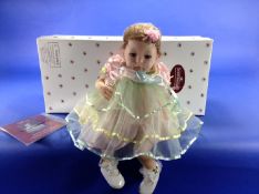`The Ashton Drake Galleries`, Life Like Doll. `Adorable Baby Ella` is the first issue doll created