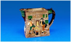 Royal Doulton Dickens Water Pitcher / Jug ` The Pickwick Papers ` Reg.817035. c.1930`s. Script To