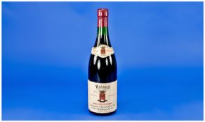 Vintage Bottle Volnay Appellation Bourgogne Special Reserve 1966. Moreau-Fontaine. Neck & Front