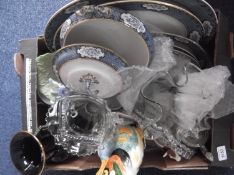 Box of Miscellaneous Ceramics and Glass.
