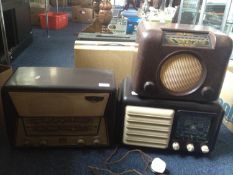 Collection of Three Radios, comprising an electric Raymond, a Mullard, together with Bush radio.